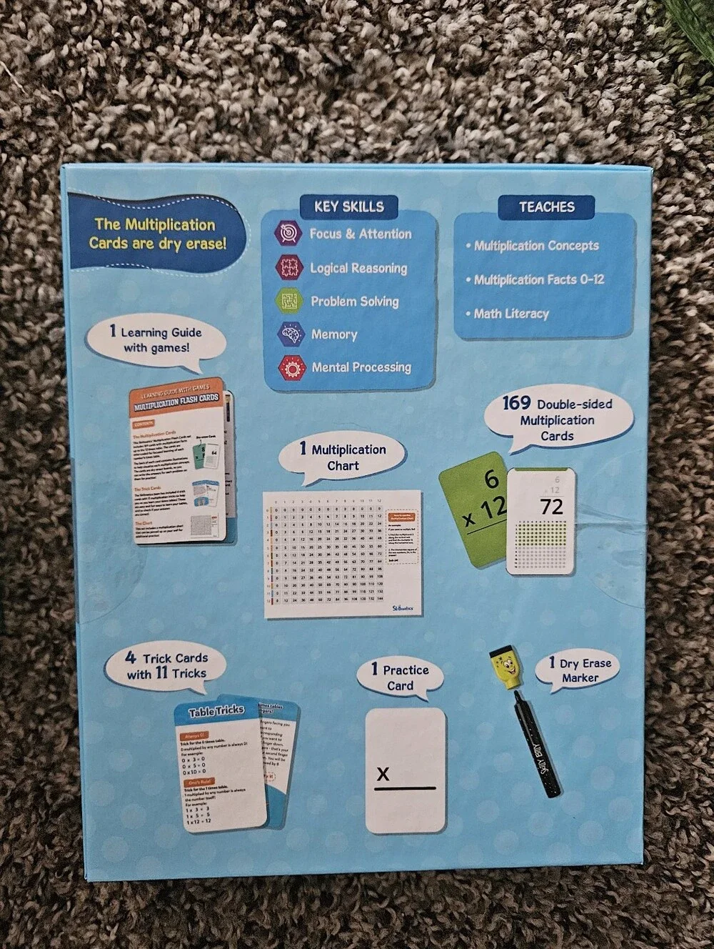BRAND NEW 3rd Grade Activities Multiplication Cards & Brain Quest Cards